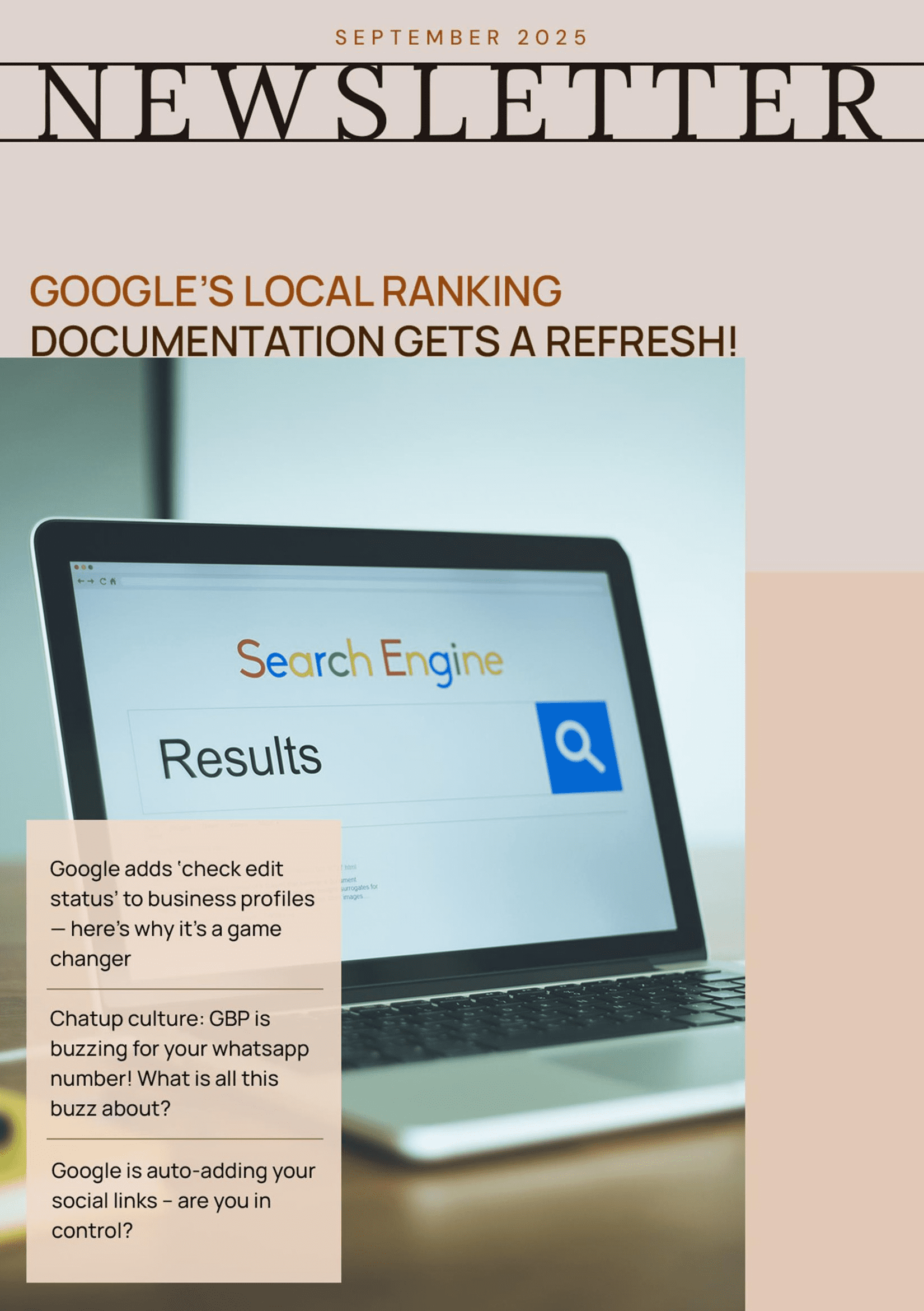 September Newsletter Blog Image